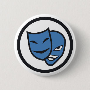 Deception 6 Cm Round Badge
