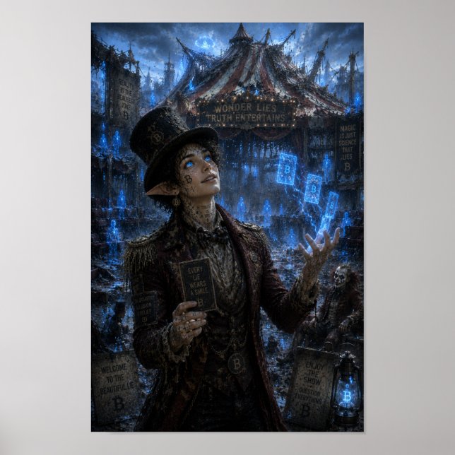 Deception / Circus Performer / Large Circus Tent Poster (Front)