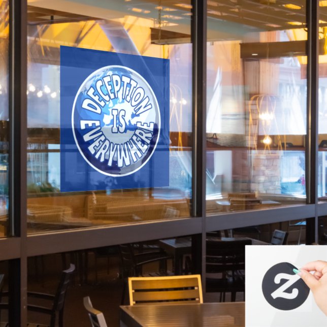Deception Is Everywhere (Restaurant Window)