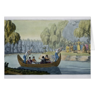 Deception of Captain Wallis by Queen Oberea, plate