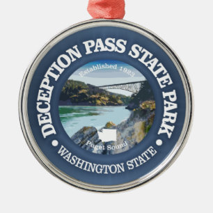 Deception Pass SP Metal Ornament