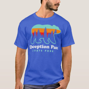 Deception Pass State Park Hikes Washington Camping T-Shirt