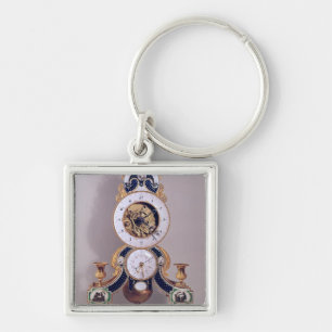 Decimal and duodecimal clock key ring