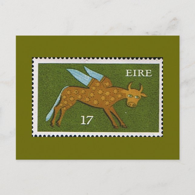 Decimal Postage Stamp of Eire Ireland 1974 Postcard (Front)