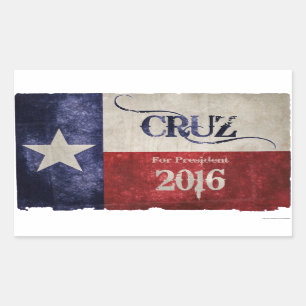 Decision 2016 - Ted Cruz (R-TX) for President! Rectangular Sticker