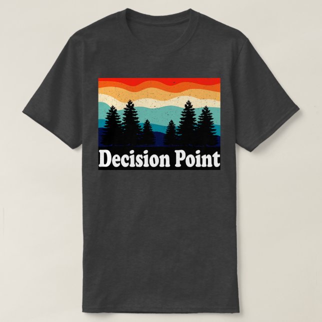 Decision Point Alaska Retro T-Shirt (Design Front)