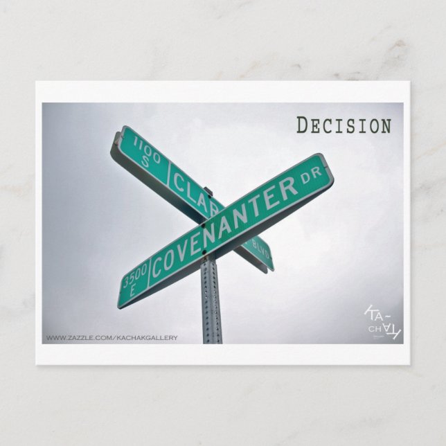DECISION POSTCARD (Front)