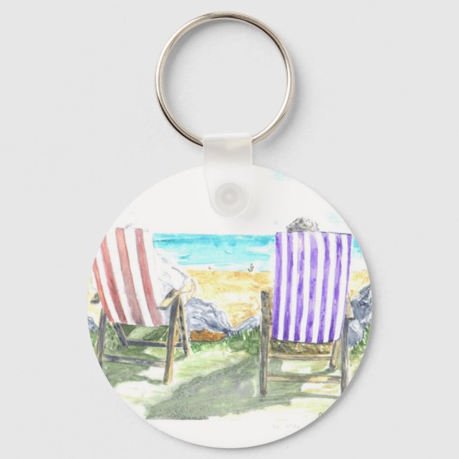 'Deck Chairs' Keychain (Front)
