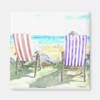 'Deck Chairs' Magnet