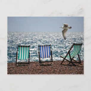 Deck Chairs Postcard