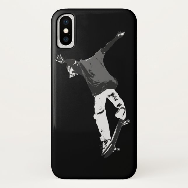 "Deck Flipping" Skateboarding Stunt Case-Mate iPhone Case (Back)