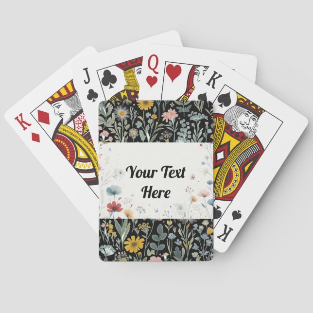 Deck in Bloom: Customisable Playing Cards (Back)