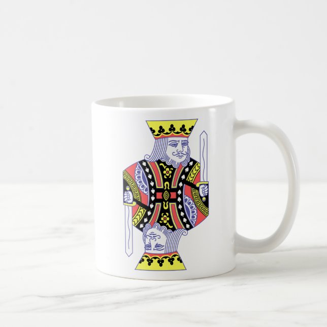 Deck of Cards His and Hers King Coffee Mug (Right)