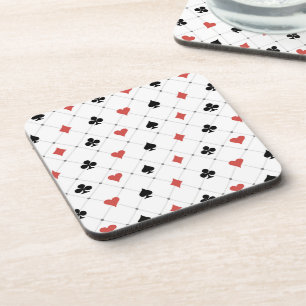 Deck of Cards Pattern Coaster