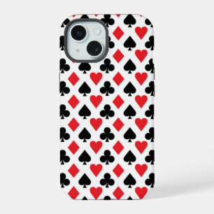 Deck of Cards Pattern iPhone 15 Case