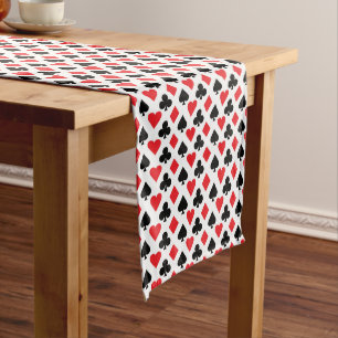 Deck of Cards Pattern Medium Table Runner