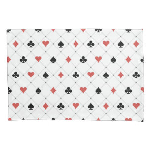 Deck of Cards Pattern Pillowcase