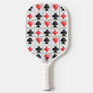 "Deck of Cards" Pickleball Paddle