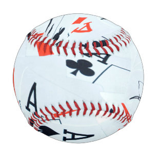 "Deck of Destiny: Layered Aces in a Poker Shuffle" Baseball