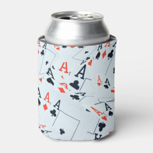 "Deck of Destiny: Layered Aces in a Poker Shuffle" Can Cooler