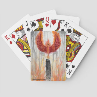 Deck of Playing Cards with Phoenix Original Art