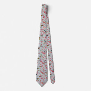 Deck Of Scattered Playing Cards Pattern, Tie