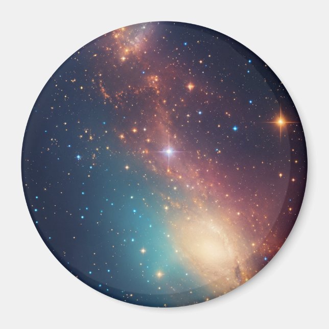 "Deck Out Your Car with Our Galaxy Magnets" Magnet (Front)