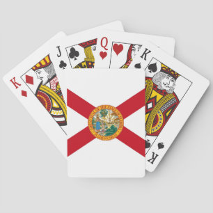Deck Playing Cards with Flag of Florida