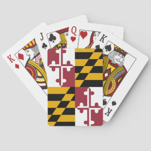 Deck Playing Cards with Flag of Maryland