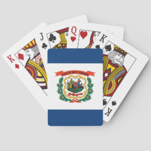 Deck Playing Cards with Flag of West Virginia