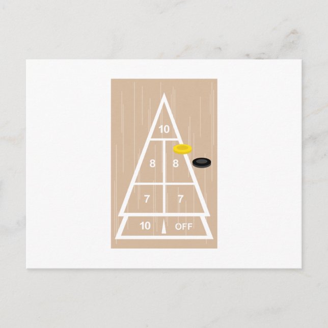 Deck Shuffleboard Postcard (Front)