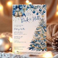 Deck the Halls Blue Christmas Bridal Shower