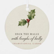 Deck the Halls Christmas Ornament