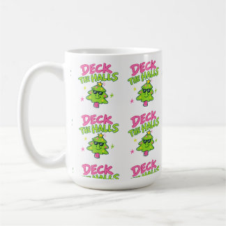 deck the halls coffee mug
