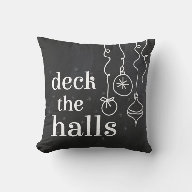 Deck The Halls Cushion (Front)