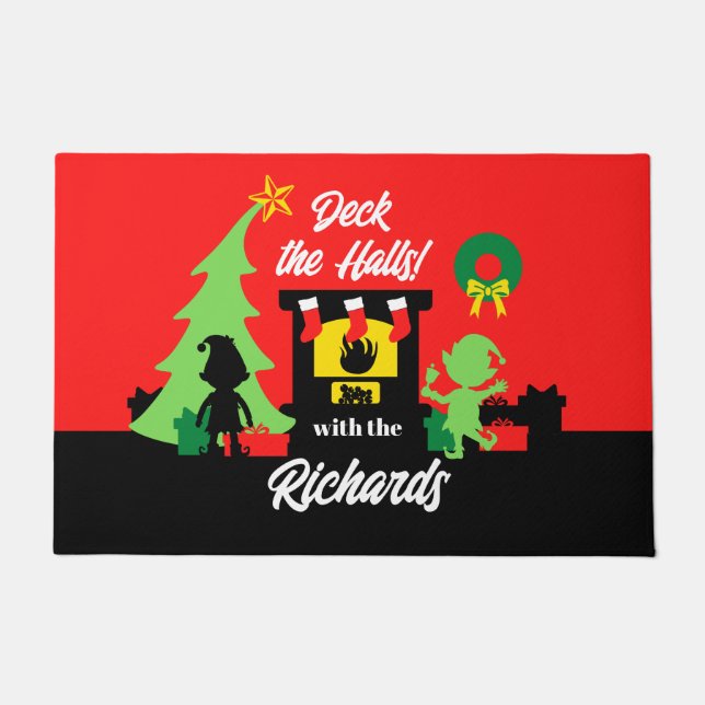 Deck The Halls Doormat (Front)