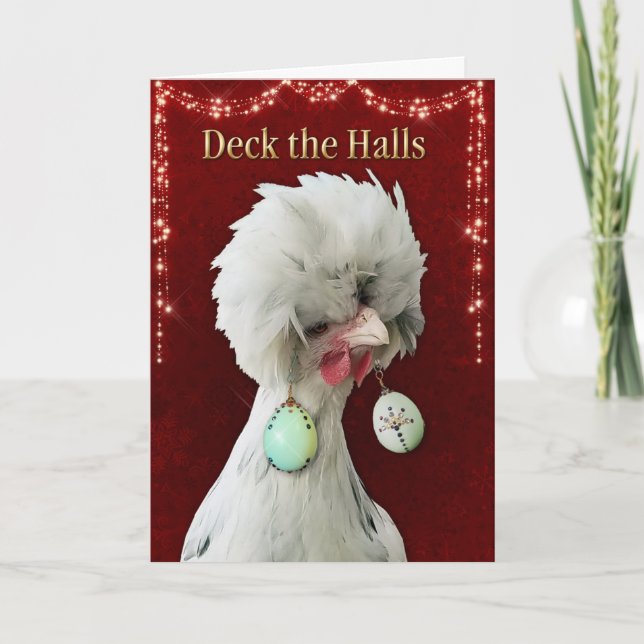 Deck the Halls Holiday Card (Front)