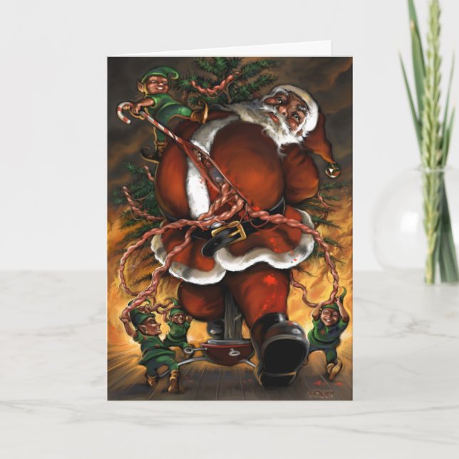 Deck the Halls Holiday Card (Front)