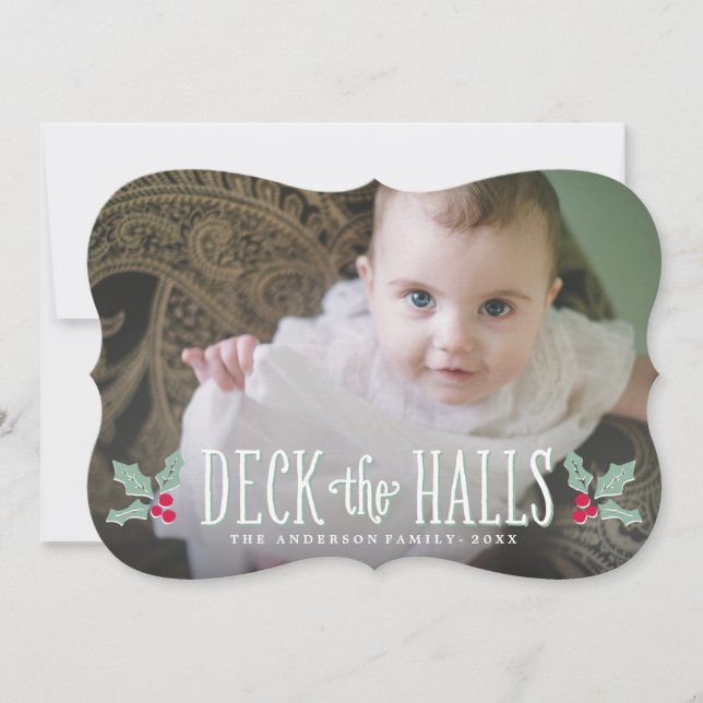 Deck the Halls | Holiday Photo Card (Front)