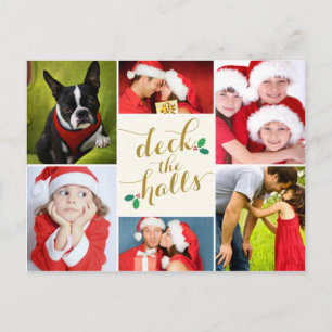 DECK THE HALLS   HOLIDAY POST CARD