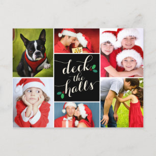 DECK THE HALLS   HOLIDAY POST CARD