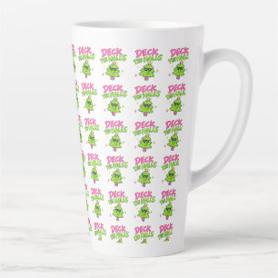 deck the halls latte mug