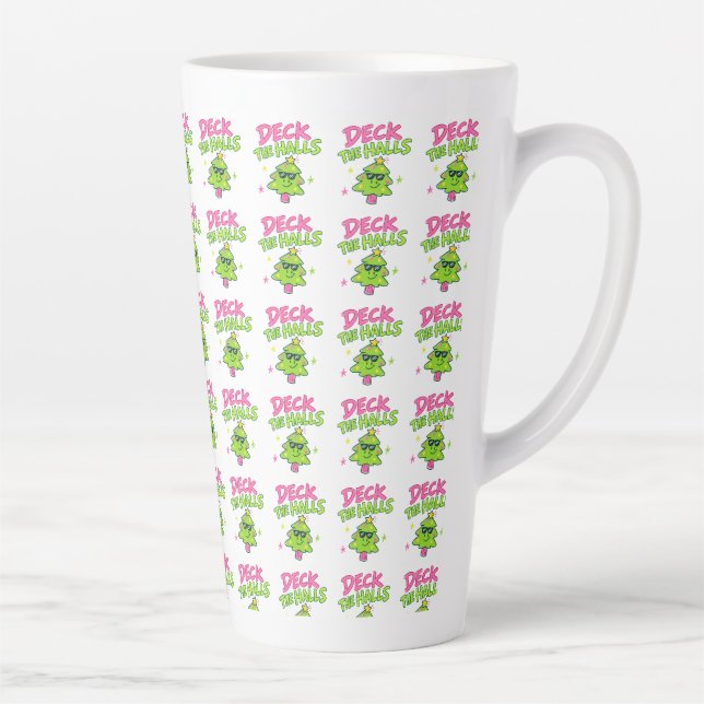 deck the halls latte mug (Right)