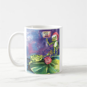 DECK THE HALLS LEAP HAPPENS COFFEE MUG