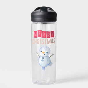 Deck the Halls: Merry Christmas Cheer" Water Bottle