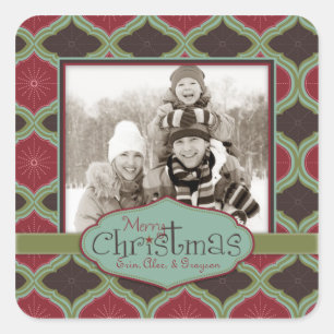 Deck the Halls Photo Sticker