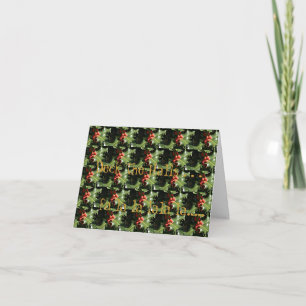 Deck the Halls! Seasons Greetings! Holiday Card
