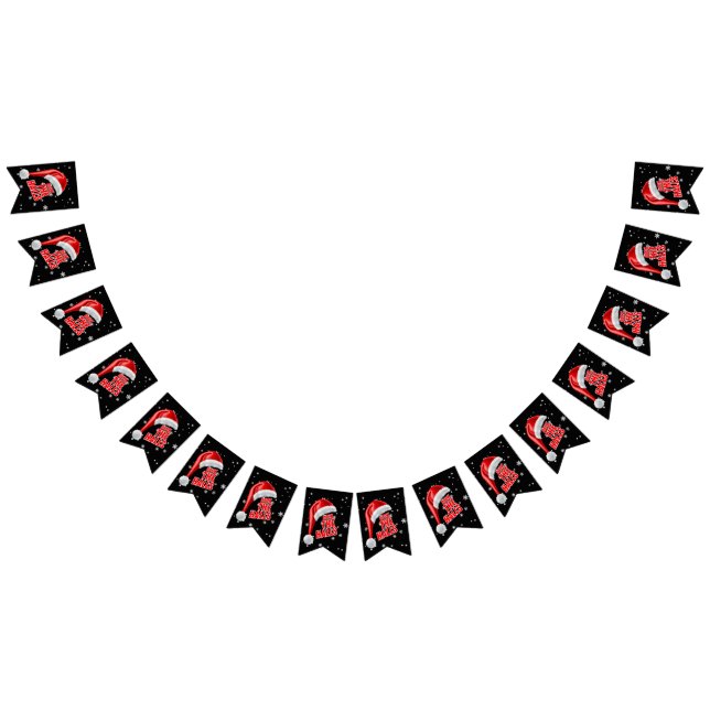 Deck The Halls Snow Collection Bunting Banner (All)