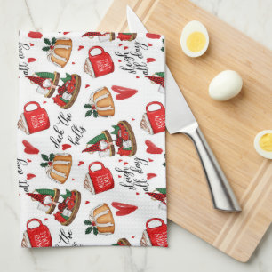 Deck The Halls Tea Towel