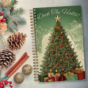 "Deck The Halls" Vintage Style Christmas Journal
